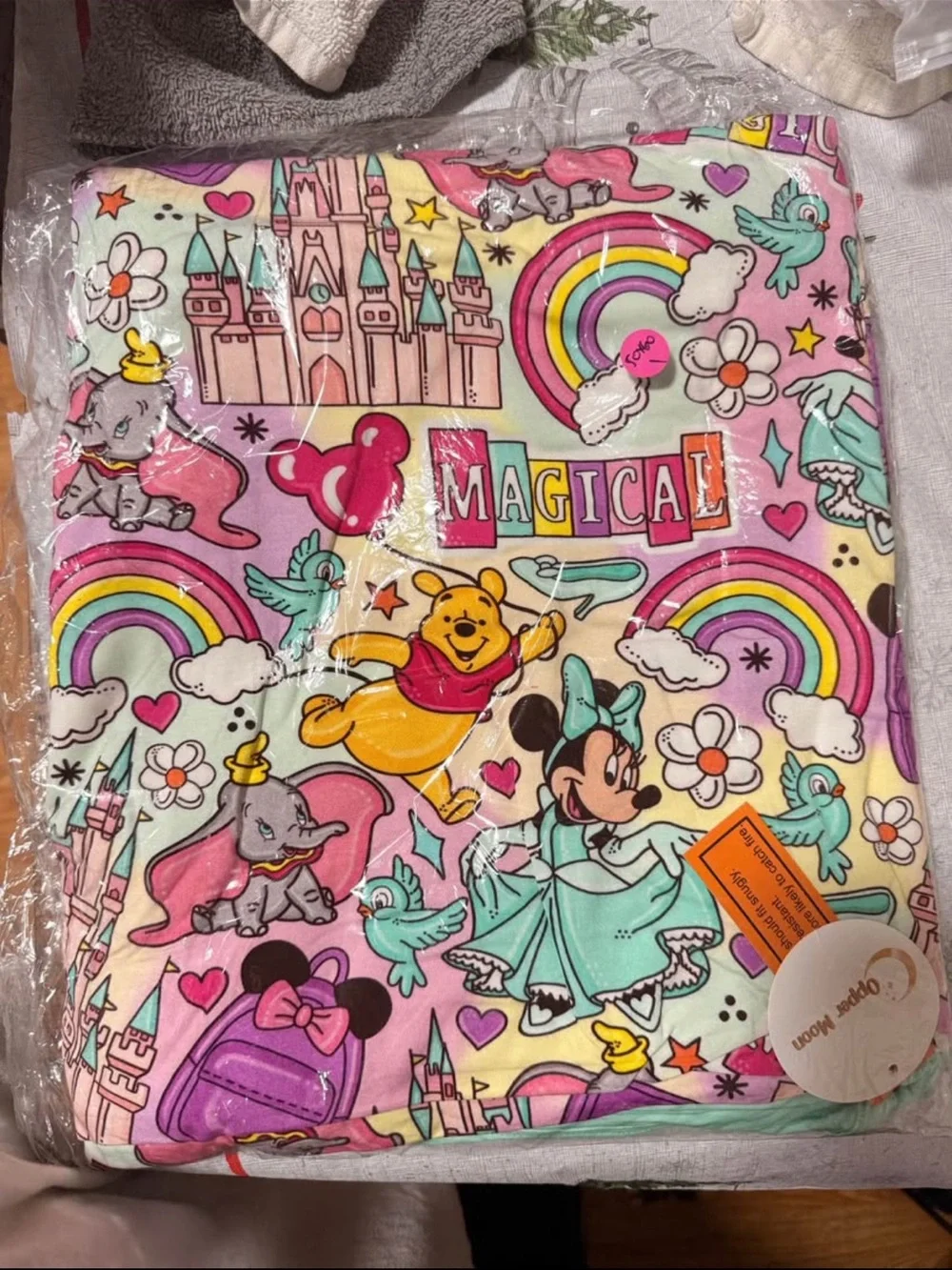 Copper moon double sided bamboo Disney throw blanket
